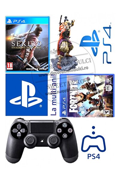 Decoratiuni Dulci Imagine comestibila ps 4 - fortnite - sekiro - Decupat
