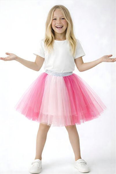 ESİLA KİDS Girl's Skirt Multi Color Birthday, April 23Rd and October 29Th Skirt