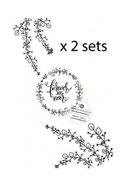 Decoratiuni Dulci Φανταστείτε cometibila ramurele stilizate