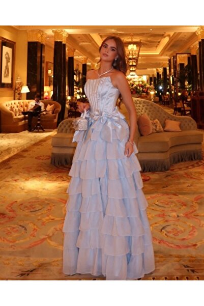 saher-alshrek sky blue dress