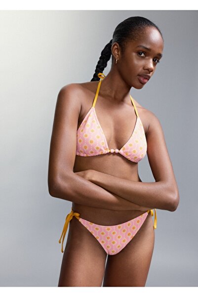 Mango Teen Alt kısmı orta belli desenli bikini