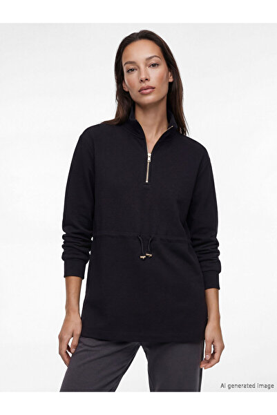 LC Waikiki Peak New Season Soft Touch Oversized Women's Sweatshirt Tunik