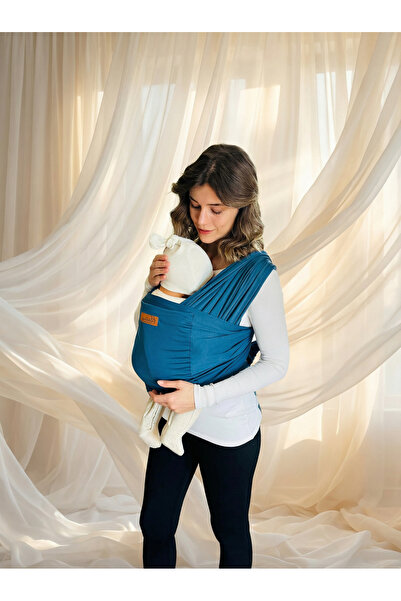 kubbe Yeni Nesil Ergonomik Bebek Taşıma Şalı - Ön Cepli Taşıma Torbalı Esnek ...