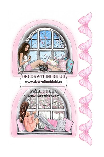 Decoratiuni Dulci Представете си cometibila la fereastra mea - Decupat