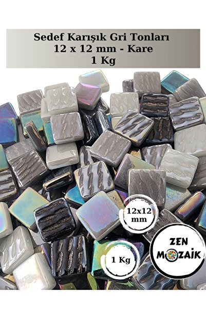 Zen Mozaik Pietre de mozaic din sticlă în culori asortate pentru lucrări de m...