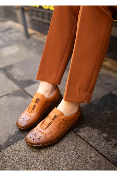 Venüs 2010730 Hakiki Deri Lazerli Ortopedik Taban Kadın Kauçuk Ayakkabı