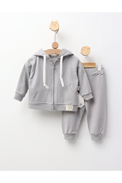 MiniKids Costume, Bear Ears, grey model 80 (9-12 months)