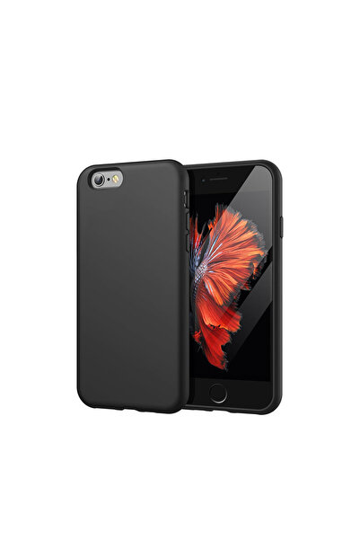 bewn حافظة هاتف مخملية سوداء متوافقة مع آيفون 6