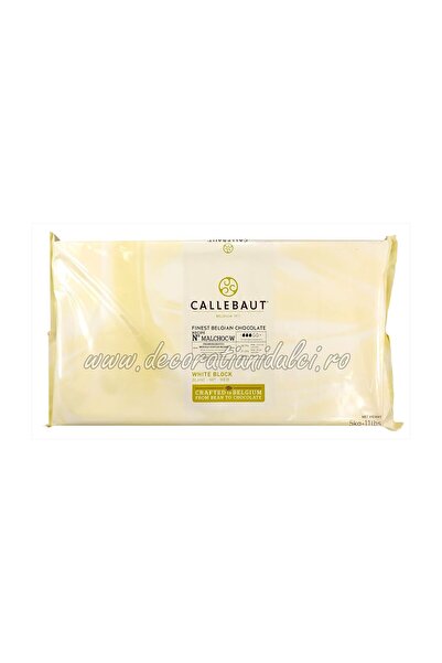 Decoratiuni Dulci Ciocolata alba Barry Callebaut, fara zahar