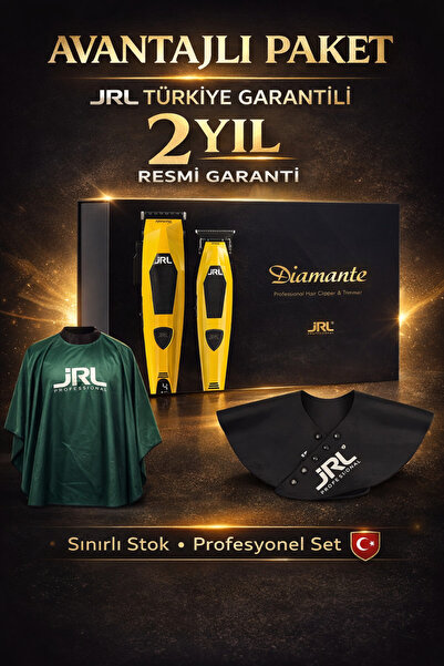 jrl Diamante Sarı Profesyonel Saç ve Çizim Traş Makinesi