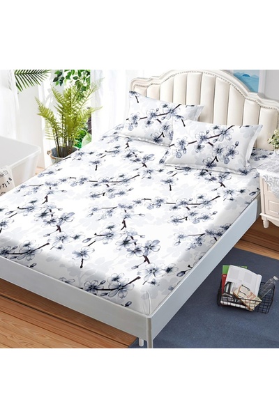 Talis Tudor bed sheet with Stretchy and 2 pillowcases 180x200 cm (Finet)