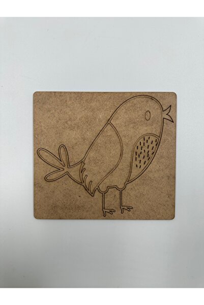 WOODIVA AHŞAP 10 قطع من خشب العصفور للرسم والأنشطة المدرسية والفنون 15 سم