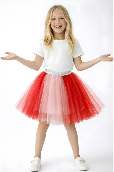 ESİLA KİDS Girl's Skirt Multi Color Birthday, April 23Rd and October 29Th Skirt