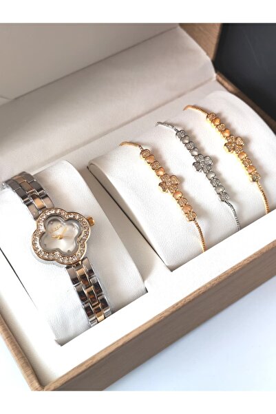 LV LEFAN Luxury women's wristwatch gift set