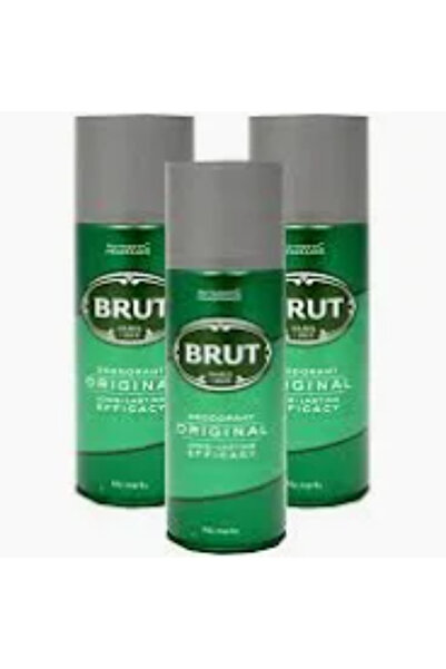 Brut Pack of 3 Original green spray
