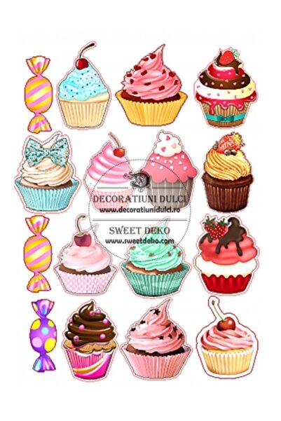 Decoratiuni Dulci Представете си cometibila briose - Decupat