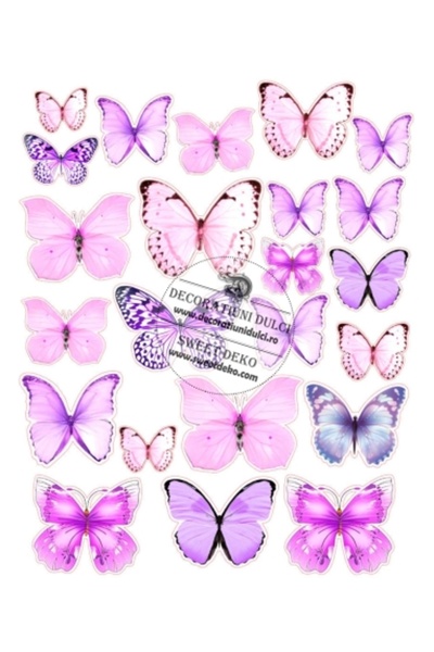 Decoratiuni Dulci Флутури Аметист | представете си cometibila - Coala dulce, ...