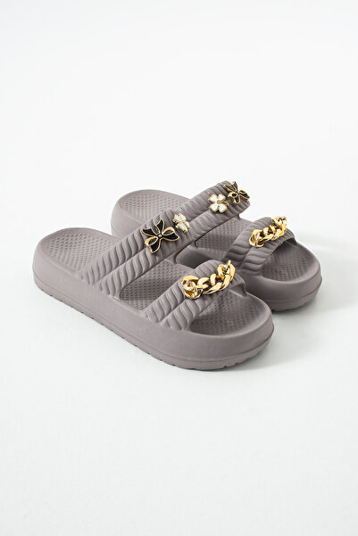 Polomia Comfort Women's Lightweight Eva Double-Strapped High-Sole Beach and C...