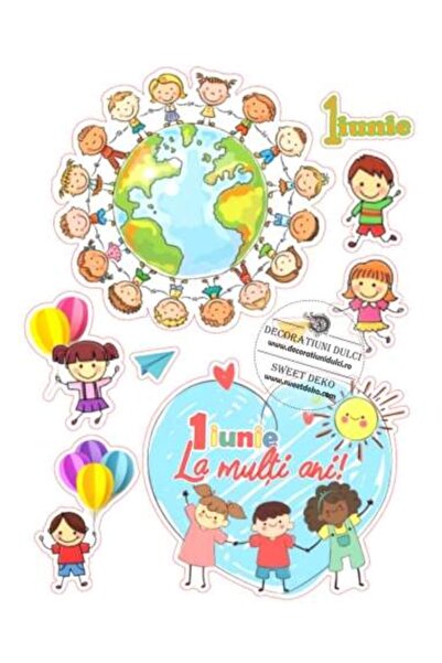 Decoratiuni Dulci JUNE 1 | Edible image for cake decoration - Cut out