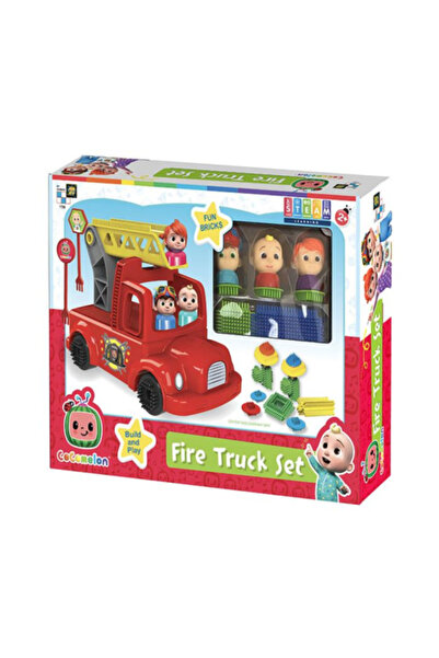 Cocomelon - Fire Truck Building Block Set