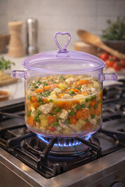Lilamor 🔥   Heat-Resistant Borosilicate Glass Cookware – Healthy, Stylish, a...