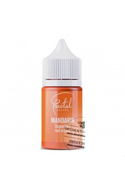 Decoratiuni Dulci Fractal - SuperOil Oil Based Food Coloring - Mandarin