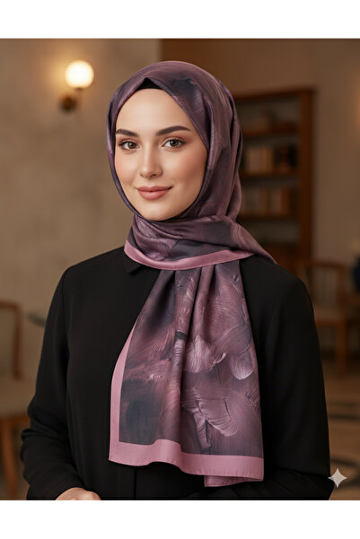 REMOMODA Patterned Batik Model Chiffon Shawl Italian Soft Shawl High Quality