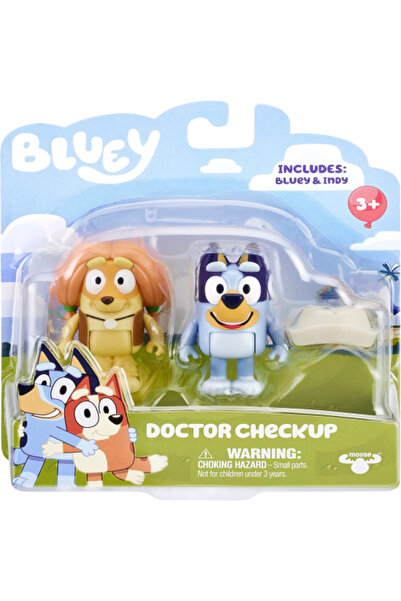 bluey - Doctor Check-Up Figure 2 Pack / & Indy
