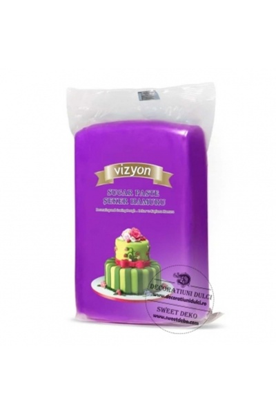 Decoratiuni Dulci Vizyon sugar paste - Dark Magenta