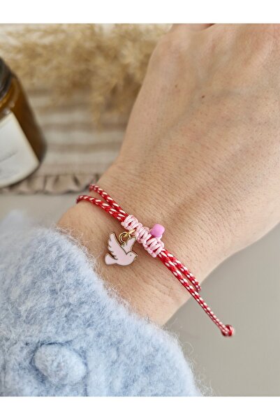 ONEPRETTYWISH Marteniçka Pembe Kuş Model