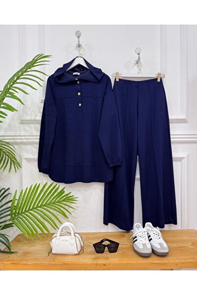 onix طقم ليفل دبل باللون الأزرق الداكن