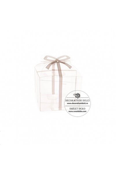 Decoratiuni Dulci Кутиута ацетат 5x5см (комплект 10 букати)