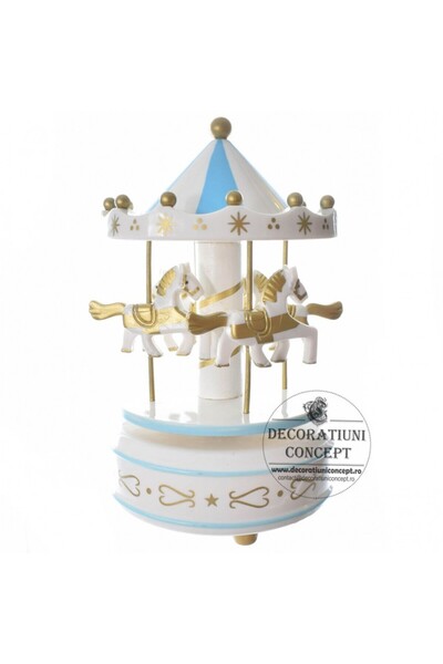Decoratiuni Dulci Musical carousel, shades of blue