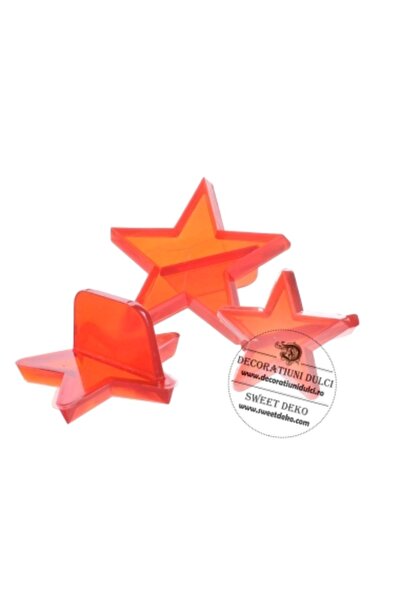 Decoratiuni Dulci Decupatoare simple stelute (3buc)