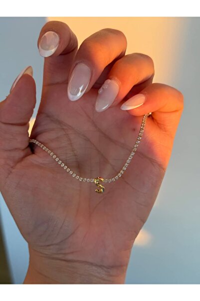 h&b design jewel S Harfli Su Yolu Kolye