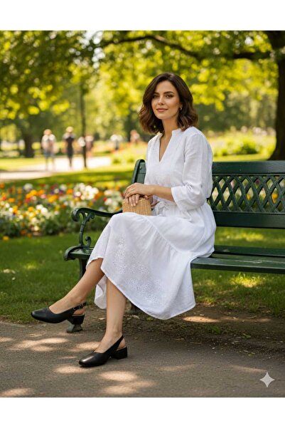 Zenvea Zeenvea Genuine Leather Colorful Combination Classic Heeled Women's Sa...