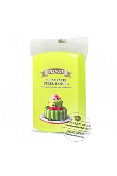 Decoratiuni Dulci Vizyon Sugar Paste - Light Green