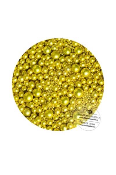 Decoratiuni Dulci Бомбоан декор маслинено злато 3-10 (100гр.)