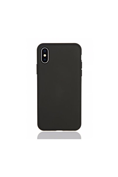 bewn iPhone XS Compatible Black Velvet Phone Case with Velvet Interior