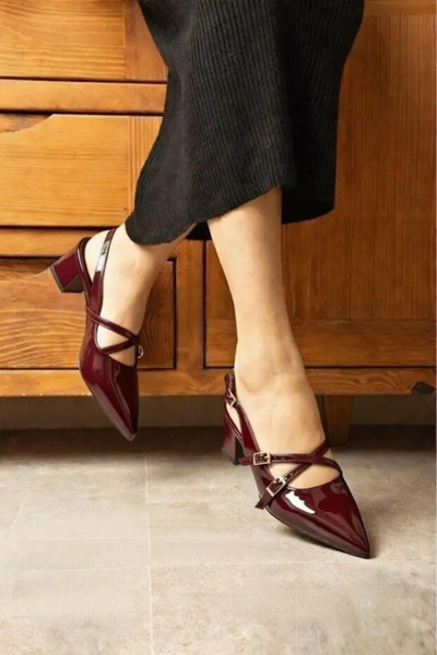 nuvora Двуремични кожени дамски класически обувки с нисък ток 3 см за всеки ден