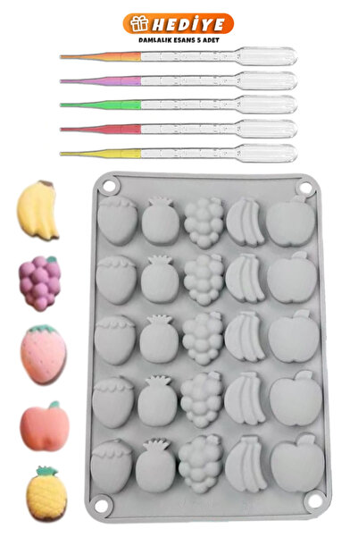 Getshopmini قالب جيلي فواكه إيبوكسي، قالب هاريبو فواكه - مع هدية من إيسنس دام...