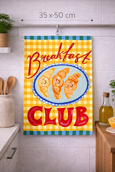 Piloji Modern Design Digital Printed Kitchen Hand Towel 35X50 cm - Soft Textu...