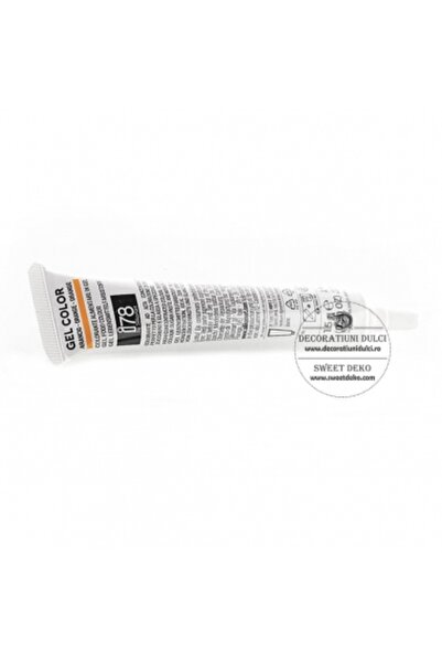 Decoratiuni Dulci Colorant gel alimentar portocaliu, Silikomart Orange i78