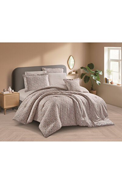 Levore Elaenore 8-piece Cotton bedspread, 100% soft, floral pattern, double-s...