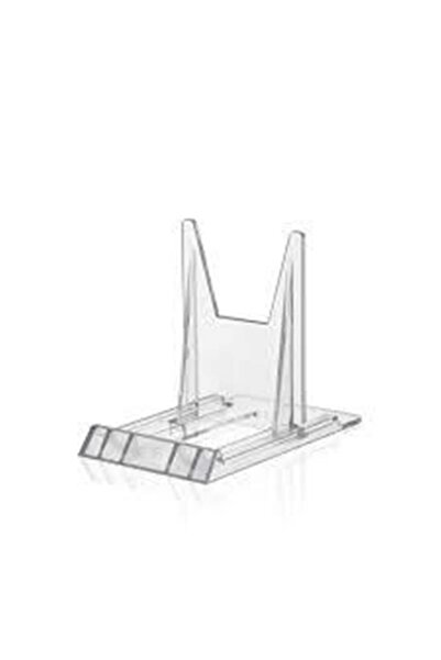 GoldPrestij 1 Adet Tabak Ayağı Çerçeve Ve Tabak Ayağı Stand Set Şeffaf 13,5x1...