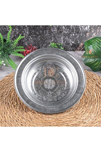 DMT COPPER HOME 18 cm 6 Pcs Chrome Steel Beyran and Dinner Plate – 430 Qualit...