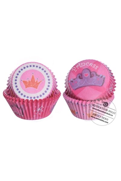 Decoratiuni Dulci Little princess cupcake baskets (120 paper bags)