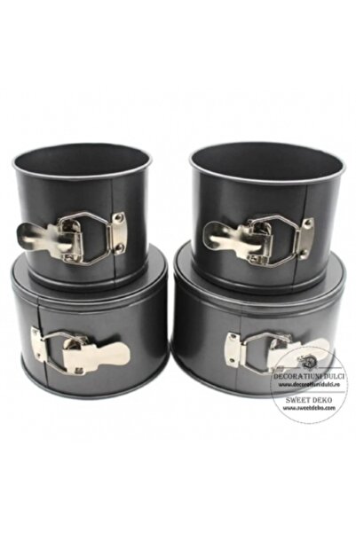 Decoratiuni Dulci Set of 4 small, tall baking tins