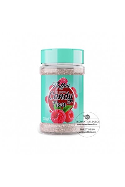 Decoratiuni Dulci Raspberry flavored sugar, Fluffini candy floss raspberry