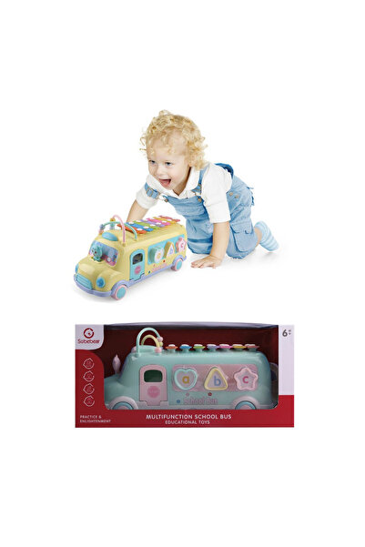 Generic Sobey Bear - Free Wheels Kids Learning Bus in Two Color Combinations